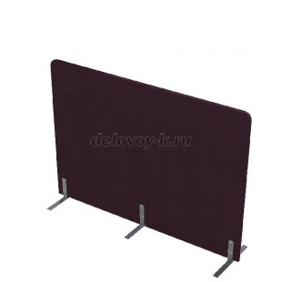 011.МПО.1612 Акустическая мобильная перегородка на стационарных опорах 1600*450*1200 рис1