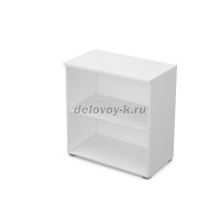 9Ш.023 Стеллаж низкий (800-450-845) белый премиум рис4