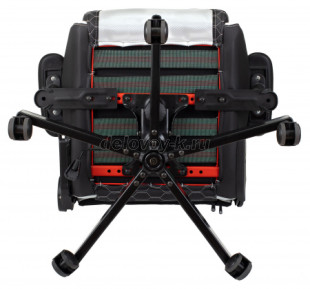 Кресло игровое KNIGHT NEON экокожа соты, подголовник, крестовина металл рис5