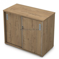 9ШКЗ.003 Шкаф-купе (900-450-750) teakwood рис1