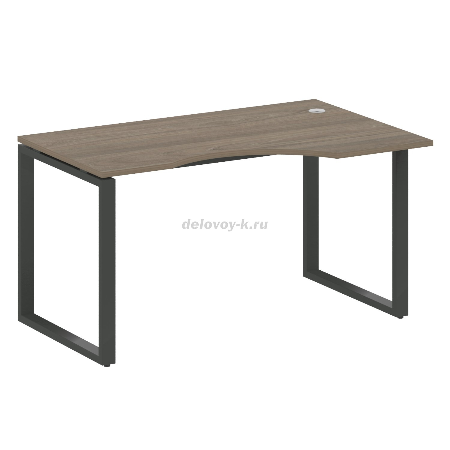 Стол криволинейный правый на О-образном м/к 1400*900*750  БО.СА-2 Пр фото