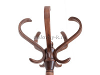 Вешалка напольная В 10Н средне-коричневый_f2 рис2