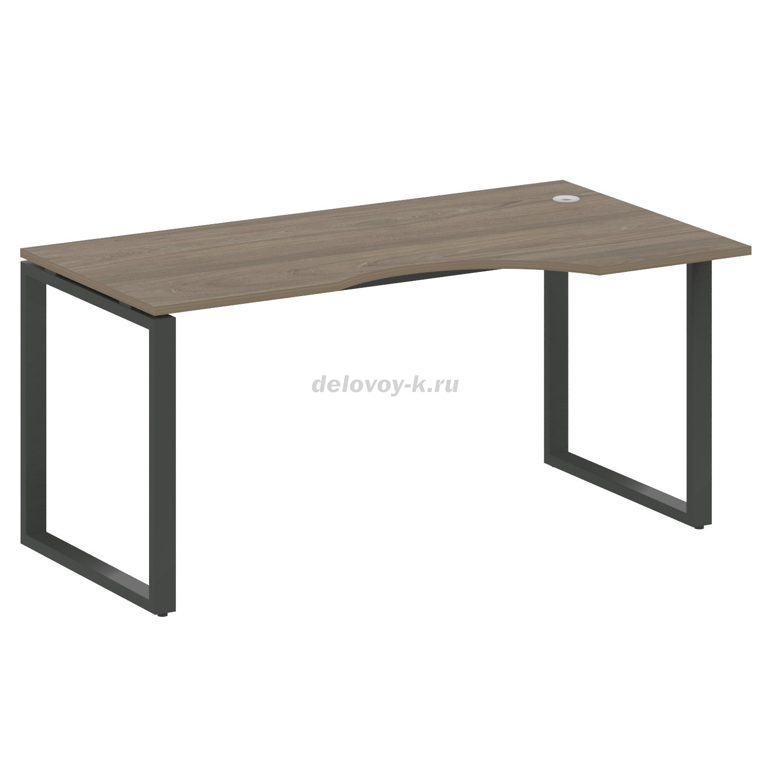 Стол криволинейный правый на О-образном м/к 1600*900*750  БО.СА-1 Пр фото