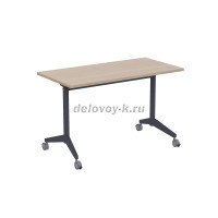 8СР 108 - S Складной прямолинейный стол Simple 1200 - 600 - 750 шамони светлый графит 1 рис3