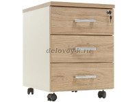 Тумба офисная NPW-406 L3 вяз натуральный-бежевый рис1