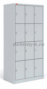 Шкаф металлический для сумок трехсекционный ШРМ-312  900*500*1860мм рис1