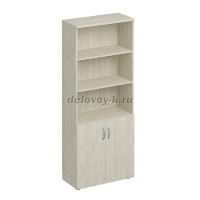 К.371 Шкаф для документов полузакрытый 800-2000-380_Дуб шамони рис1