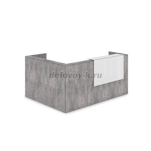 1КР-КЛ.102 Комплект Ресепшн с фартуком HPL 2344*1765*1149 без подсветки рис2
