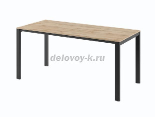 N-33 Стол одинарный на металлокаркасе без кабель-каналов. Использ. как брифинг и стол переговоров рис1