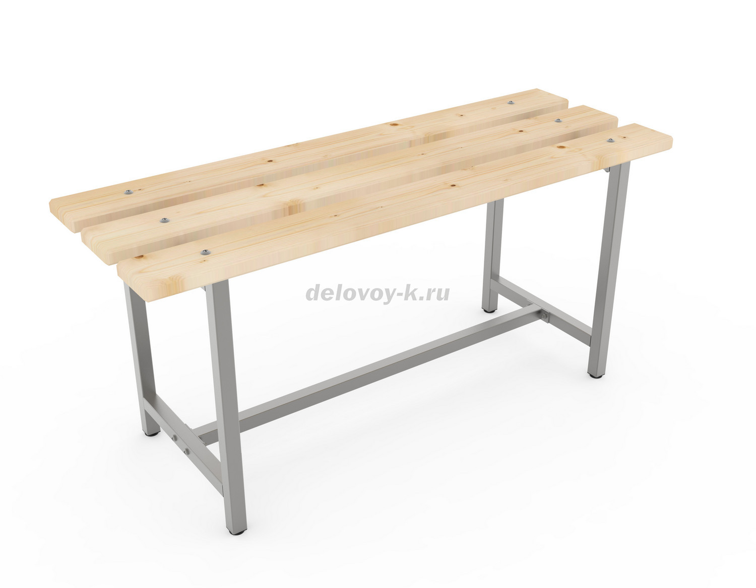 Скамья с деревянным настилом СТ-1/800 800х350х465 фото 1