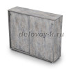 6ШК.014 Шкаф-купе (1437-400-1205) Basalt