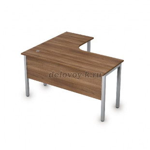 2МД.131 Стол криволинейный правый на металлических опорах (1400*1200*750) рис1