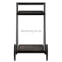 Стол сервировочный Оди металлик эбеновое дерево дуб маррон_b_1000 рис2