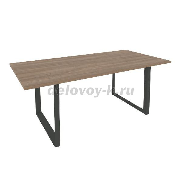 Стол переговорный на О-образном м/к 1980*980*750 O.MO-PRG-19 рис1