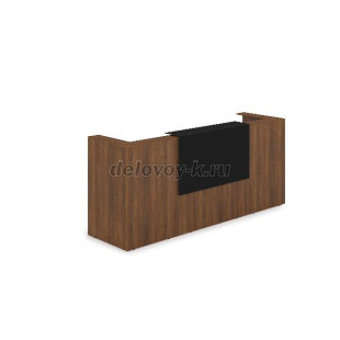 1КР-КЛ.201.1 Комплект Ресепшн с фартуком HPL 2654*749*1149 с подсветкой рис1