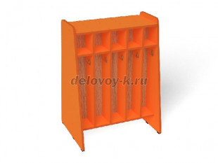 Шкаф для полотенец 2-сторонний 5-секционный (ШП-007-5) рис1