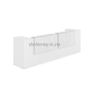 1КРТ-КЛ.005.1 Комплект Ресепшн с фартуком HPL 3632*751*1149 с подсветкой рис5