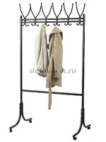 Вешалка напольная на колесах М 11 черный_h7 рис1