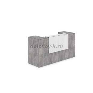 1КРТ-КЛ.004.1 Комплект Ресепшн с фартуком HPL 2232*751*1149 с подсветкой рис2