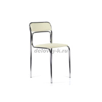 Стул Аскона, хром, кожзам рис1