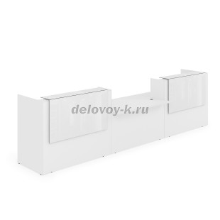 1КРС-КЛ.009.1 Комплект Ресепшн с фартуком HPL 4232*901*1149 с подсветкой рис5