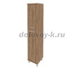 Шкаф высокий узкий правый (1 средняя дверь ЛДСП, 1 низкая дверь ЛДСП) 401*432*2060