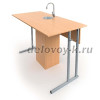 Стол ученический лабораторный с бортиками и сантехникой СтУЛб-Х Яр