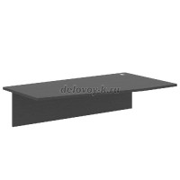 XCT 169-1 R Столешница и царга для письменных столов правая 1600х900х25 рис1