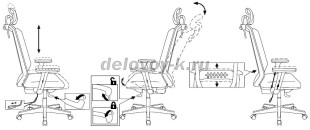 Кресло руководителя EXPERT рис2