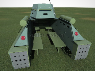 Детская площадка Т-34 серия Гвардеец рис3