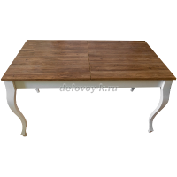 Стол обеденный КМ-61 Белый_Энгадина рис1