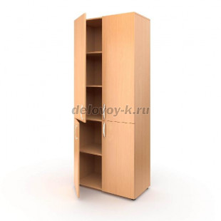 Шкаф для учебных пособий 4-дверный 800*420*1950 рис1