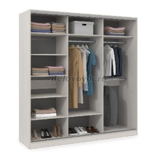 ШКЗЗЗ.21.3 Шкаф-купе 3-дверный Comfort (2098*600*2201) 3 зеркальные двери рис1