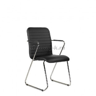 Стул Честер каркас хром, экокожа S рис1