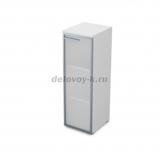 9ПЛ.017.6 Пенал средний со стеклом (400*450*1245) , левый рис4