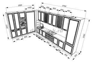 Кухонный гарнитур АРНА рис3