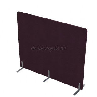 011.МПО.1614 Акустическая мобильная перегородка на стационарных опорах 1600*450*1400 рис1
