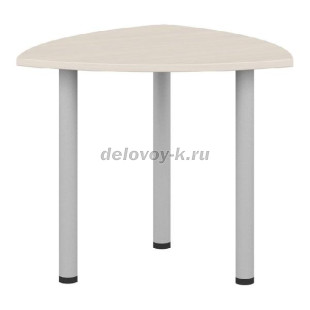 Стол для заседаний с эллипсовидными опорами V-122 900*900*760 (Дуб Кобург) рис1