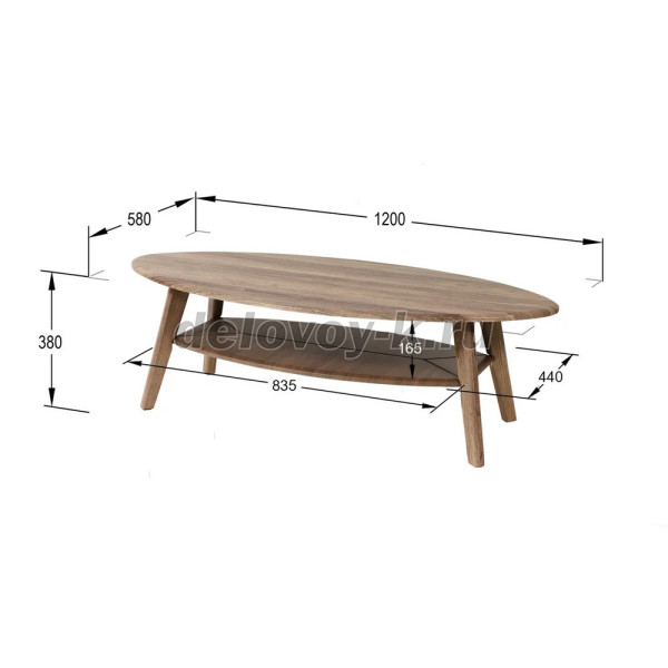 Стол журнальный Серфинг рис3