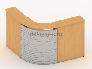 Стойка угловая с металлическим экраном 1700х1700х1200 41.05/441.05 рис1