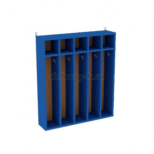 Шкаф для полотенец навесной пятисекционный ШДП-04 700*160*800 рис1