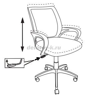 Кресло Бюрократ CH-W695NLT рис3