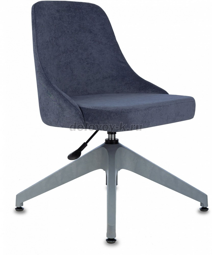 Кресло Бюрократ CH-340GLZ крестовина 4-лучевая пластик серый фото