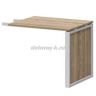 Конференц-приставка стола руководителя НТМ-709  900*600*750мм рис1