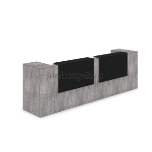 1КРТ-КЛ.005.1 Комплект Ресепшн с фартуком HPL 3632*751*1149 с подсветкой рис4