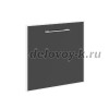 Дверца для тумбы модульной стеклянная LT-S4R black