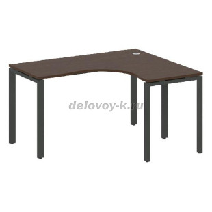 Стол криволинейный правый на П-образном м/к 1400*1200*750  БП.СА-3 Пр рис1