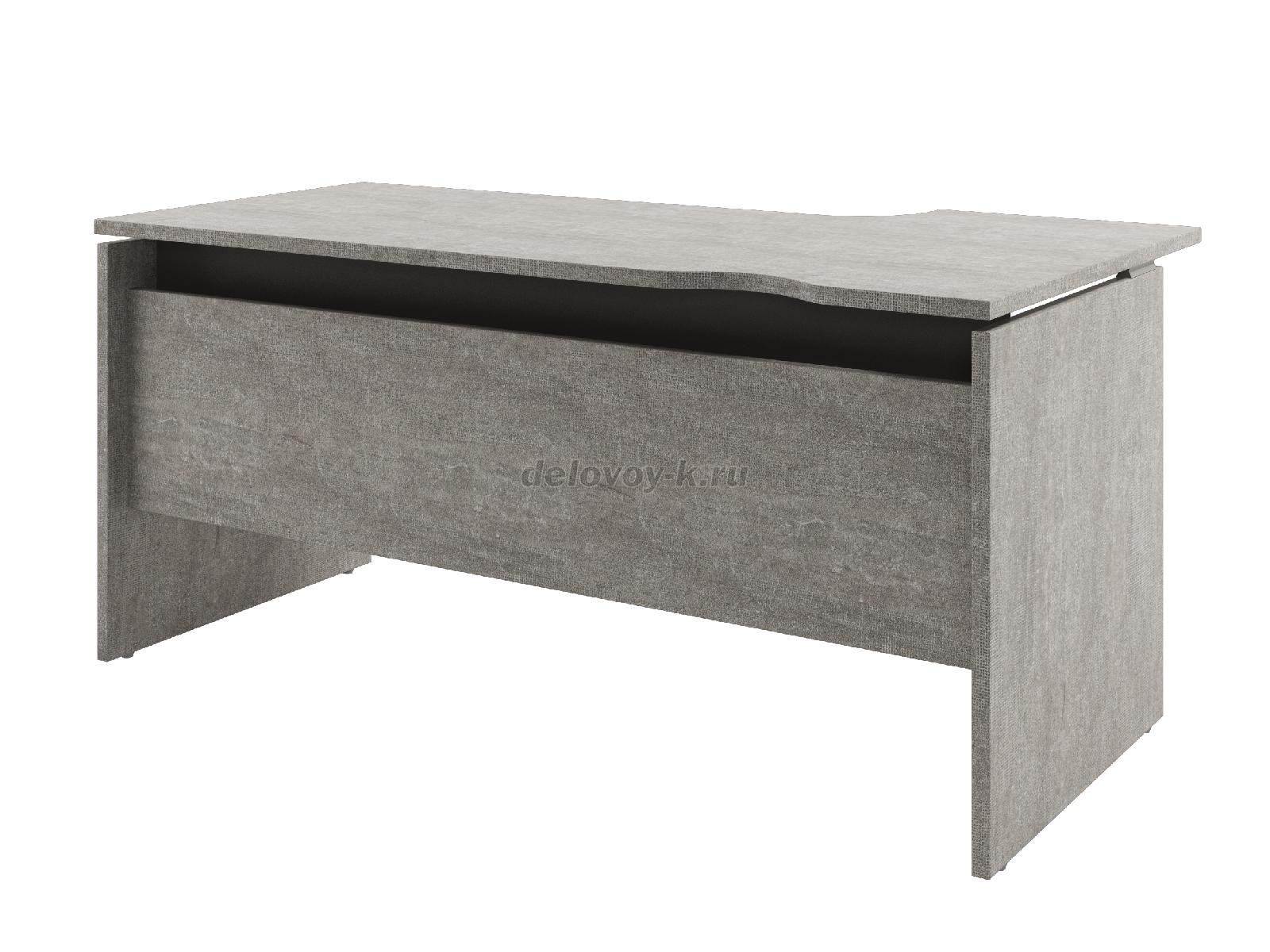 D-36л Стол эргономичный левый с двойной царгой. фото