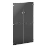 Двери средние V-022 стеклянные рис1