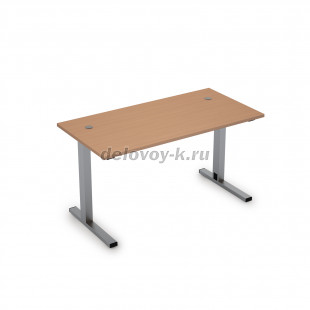 2MLK.089 Стол рабочий прямолинейный на L-опорах с кабель-каналом (1400*800*750) рис3